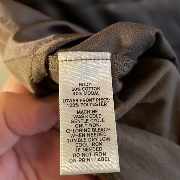 Loft - NWT sleeveless top - part tee/part faux satin - size X small - Picture 8 of 8